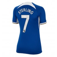 Chelsea Raheem Sterling #7 Fußballbekleidung Heimtrikot Damen 2023-24 Kurzarm